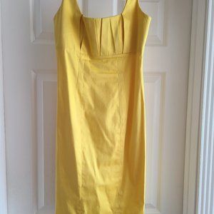 Yellow Calvin Klein dress